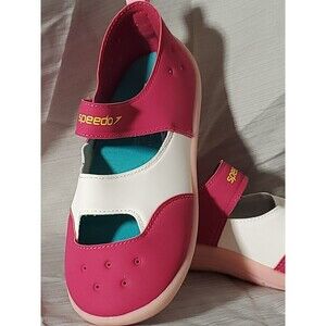 Girl's Speedo Swim Shoes (Size 11 XL) - Toddler/Pink/White/Original Surfwalker